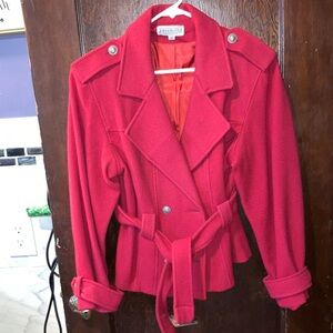 JORDAN & COLE WOOL BELTED WAIST COAT M